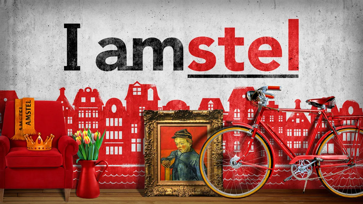 Amstel - Mural Ilustrado I amstel Amsterdã