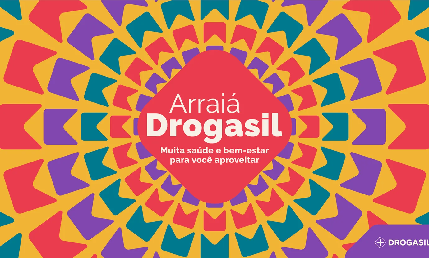 Key Visual Arraiá Drogasil - Mandala Junina